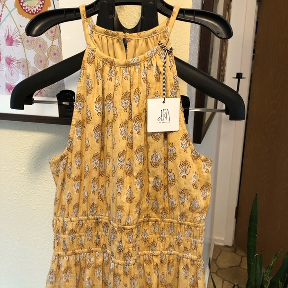 NWT dRA Cotton Tiered Halter Maxi Dress S - Picture 4 of 11